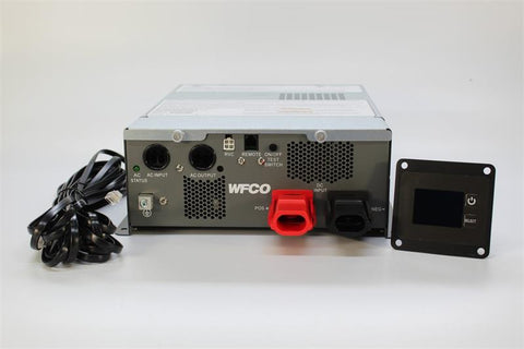WFCO WF-5318 1800W Inverter with Remote Panel - Back Connection View | United RV Parts