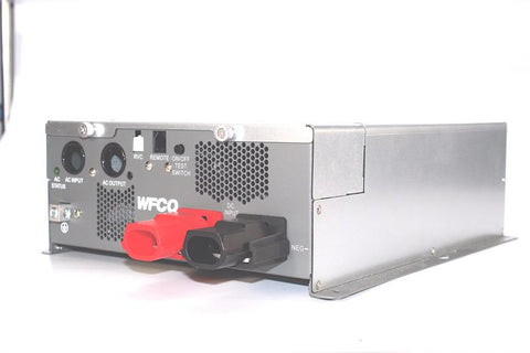 WFCO WF-5320 Inverter Side View - Terminal Connections and Ventilation | United RV Parts