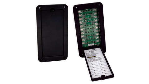 WFCO WF-7910 Distribution Panel Open Closed Comparison View | United RV Parts