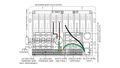 WFCO WF-7925-S AC Distribution Panel - Technical Wiring Diagram | United RV Parts