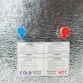 Dometic Water Heater Exterior Panel - Cold and Hot Water Connection Valves | United RV Parts