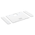 White Water Heater Conversion Door Kit 94946 Components - Flat Layout | United RV Parts