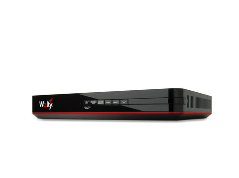 Black DISH Wally HD Receiver - Side Angle View | United RV Parts