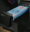 Blue Smart Dispenser Drawer with Detergent and Softener Compartments - Open View | United RV Parts