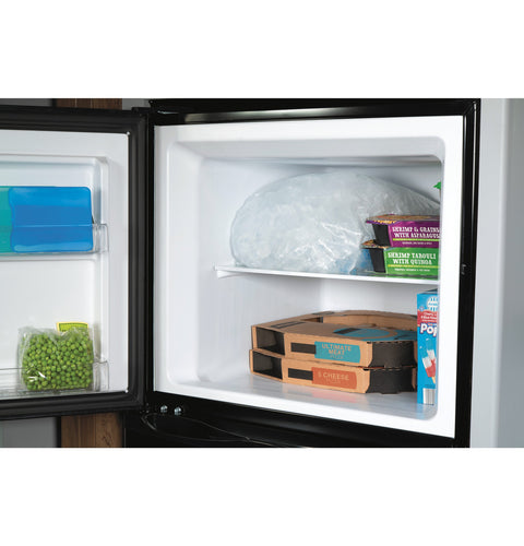 GE RV Refrigerator Freezer Compartment with Food - Open Freezer View | United RV Parts