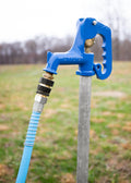 Blue Water Spigot with Brass Quick Connect - Installation Example | United RV Parts
