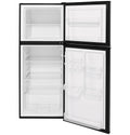 Black GE RV Refrigerator Interior Empty - Open Doors View | United RV Parts