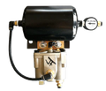 Black Air Tank and Valve Assembly for SMI Braking System - Side View | United RV Parts