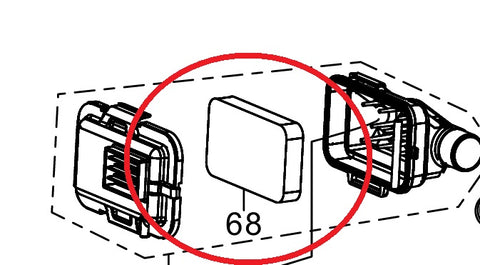 Champion 4500W Inverter Generator Replacement Air Filter Part 17151-000005 - Diagram View | United RV Parts