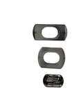 Black RV Safe Gas Detector Universal Mounting Brackets - Kit Layout | United RV Parts
