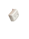White MTI LP Gas Alarm - Three Quarter View with Label Detail | United RV Parts