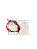White LP Gas Detector Mounting Plate - Back View with Wiring | United RV Parts
