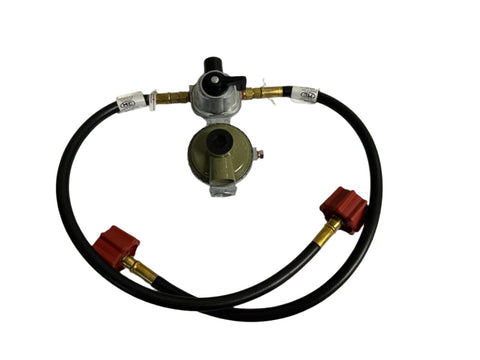 AP Products MEGR-253HP-PT24 LPG Auto Changeover Regulator with 24 Inch Hoses - Top View | United RV Parts