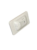 White MTI Industries Dual LP CO Alarm - Angled Side View Showing Profile | United RV Parts