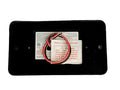 Black MTI Industries Dual LP/CO Alarm 85 Series - Angled View | United RV Parts