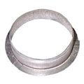 White Metal RV Furnace Duct Collar - Side View | United RV Parts