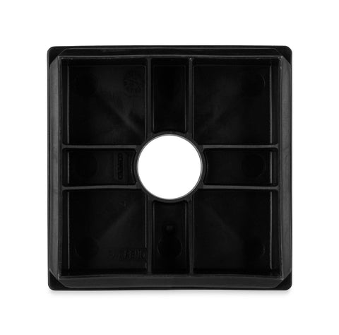 Camco RV Bumper Plug 40302 Black Polyethylene - Bottom Interior Detail View | United RV Parts