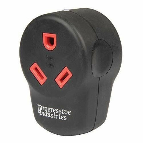 Black Progressive Industries RSM-30 RV Surge Protector - Side Profile View | United RV Parts
