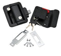 Black Wesco 43610-06 RV Door Lock Kit - Complete Set with Hardware | United RV Parts
