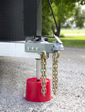 Red Andersen Trailer Jack Block Supporting Jack Post with Chains | United RV Parts