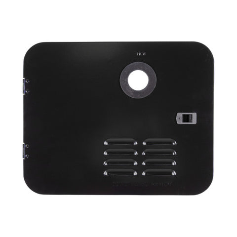 Black Girard Tankless RV Water Heater Door - Front View | United RV Parts