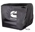 Grey Fabric Cummins Onan Generator Cover A058U957 - Front View | United RV Parts