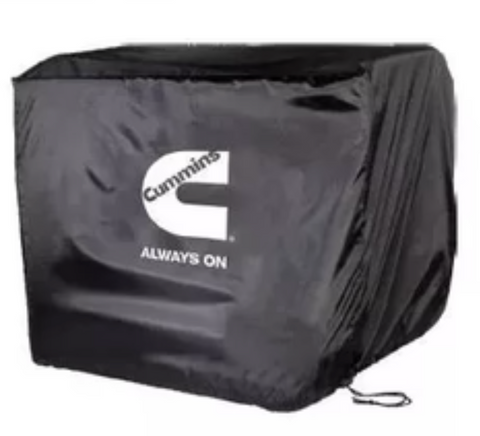 Grey Fabric Cummins Onan Generator Cover A058U957 - Front View | United RV Parts