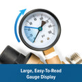 Water Pressure Regulator Gauge - Close-Up Display Detail | United RV Parts