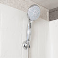 Chrome RV Shower Head with Handheld Bracket in Corner Mount | United RV Parts