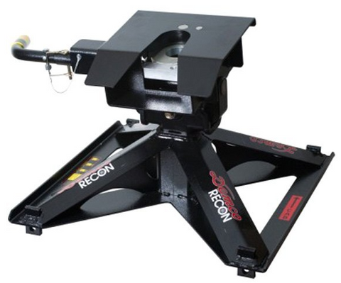 Black Demco Recon 21K Fifth Wheel Hitch - Three Quarter View | United RV Parts