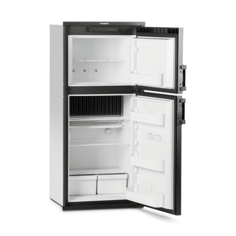 Dometic DM2672 6 Cu Ft RV Refrigerator - Open Interior Compartments View | United RV Parts