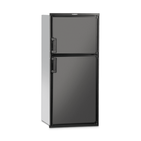 Silver Dometic DM2672 RV Refrigerator - Closed Front View | United RV Parts