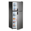 Stainless Steel Dometic DMC4081 8 Cubic Foot RV Refrigerator - Open Interior View | United RV Parts