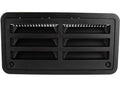 Black Dometic RV Refrigerator Vent Access Door 3109492.004 - Front View | United RV Parts