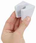 White Toilet Spray Holder Mount in Hand - Size Detail | United RV Parts