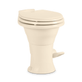 Bone Ceramic Dometic 310 RV Toilet - Side View | United RV Parts