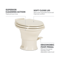 Dometic 311 RV Toilet Features - Labeled Detail View | United RV Parts