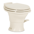 Bone Ceramic Dometic 311 Low Profile RV Toilet - Side View | United RV Parts