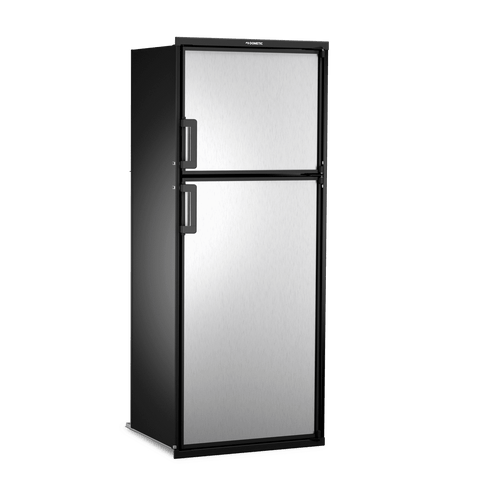 Stainless Steel Dometic Americana II DM2872 RV Refrigerator - Front View | United RV Parts