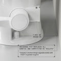 Dometic 410 RV Toilet - Bottom View with Dimension Specifications | United RV Parts