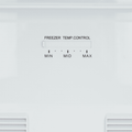 White Freezer Temperature Control - Close-Up | United RV Parts