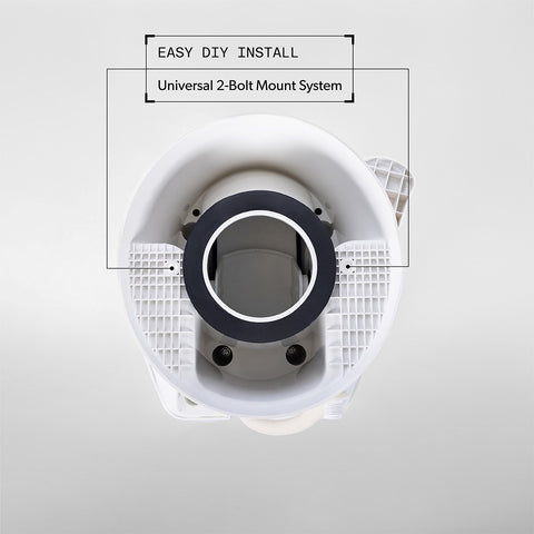 Dometic 401 RV Toilet Bottom View - DIY Installation Guide | United RV Parts