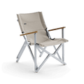 Ash Fabric Dometic GO Compact Camp Chair - Side View | United RV Parts