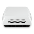 White Dometic Penguin II RV Air Conditioner - Front View | United RV Parts