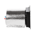 Silver Aluminum RV Water Heater Tank - Side Profile View | United RV Parts