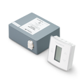 White Dometic CT Single Zone Thermostat with Control Board - Angled View | United RV Parts