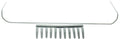 Clear Dometic Door Shelf - Top View with Wire Guard Mounting Detail | United RV Parts