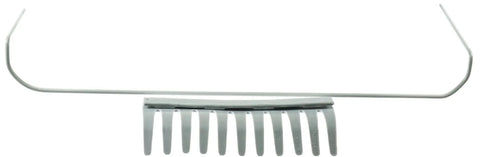 Clear Dometic Door Shelf - Top View with Wire Guard Mounting Detail | United RV Parts