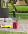 Double Stacked Jack Blocks 14 Inch Height - Leveling Configuration | United RV Parts