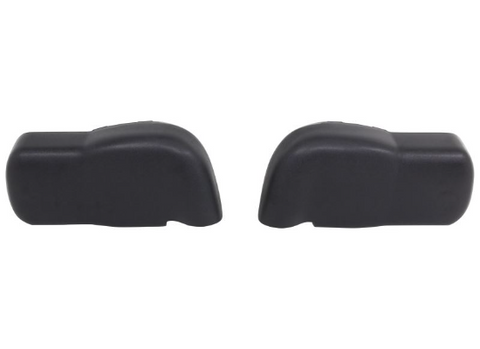 Black Plastic Snap-On Towing Mirror Housings - Pair Top View for Ram 1500 2500 3500 | United RV Parts
